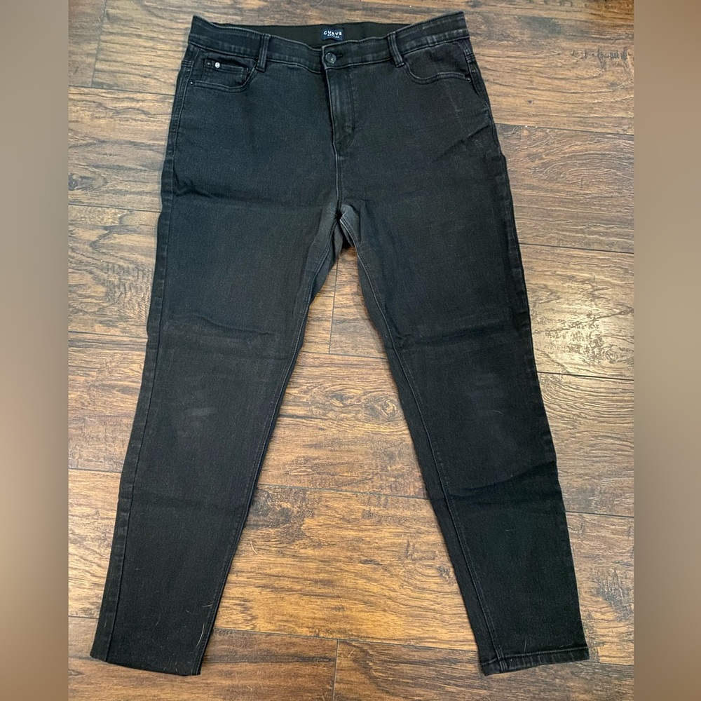 Curve Appeal Classic Black Women's Skinny Jeans 14